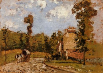  1872 Arte - camino en puerto maryl 1872 Camille Pissarro